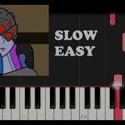Overwatch No Mercy The Living Tombstone Slow Easy Piano Tutorial