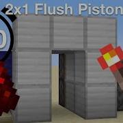 How To Make A 2X1 Piston Door Minecraft Tutorials