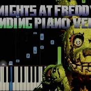 Fnaf Bad Ending Piano