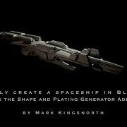 How To Create A Spaceship On Blender Using Shape And Plating Add Ons