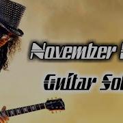 November Rain Solo Backing Track Standard Tuning First Solo