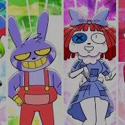 Rocky Rakoon Digital Circus Transformation Funny Animation Meme Mega Mix Comp Tiktok Viral Funny