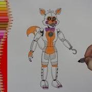 How To Draw Funtime Lolbit Fnaf Как Нарисовать Фантайм Лолбит