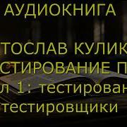 Куликов Тестирование Аудиокнига