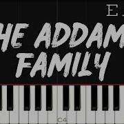 The Addams Family Al Pianoforte