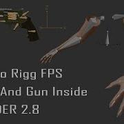 How To Rigg Fps Arms And Gun In Blender 2 8