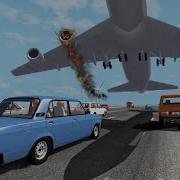 Самолет Упал На Трафик Beamng Drive