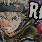 Asta Rap Never Giving Up Rustage Black Clover Rap