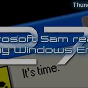 Microsoft Sam Windows Error