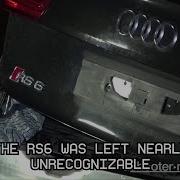 300 Km H Car Crash Audi Rs6