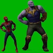 Spider Man Dancing Green Screen