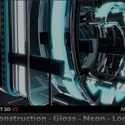 Videohive Construction Glass Neon Logo Free After Effects Templates