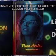 Neon Instagram Stories Videohive After Effects Templates