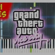 Gta Vice City Main Theme Piano Tutorial Piano Sheet Midi