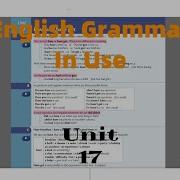 Unit 17 English Grammar In Use