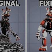 Fixed Vs Original Animatronics In Five Nights At Freddy S 4