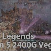 Ryzen 5 2400GでApex Legends Benchmark