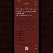 Oh Mickey You Re So Fine Sped Up Remix