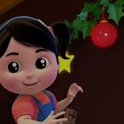 Палуба Зала Рождественские Песни Xmas Видео Kids Song 3D Rhymes By