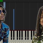 Young Nudy X Playboi Carti Pissy Pamper Kid Cudi Piano Tutorial