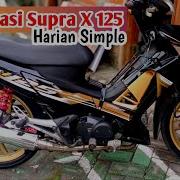 Supra X 125 Modifikasi Simple Harian