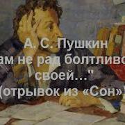 Я Сам Не Рад Болтливости Своей Отрывок Из Сон