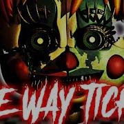 One Way Ticket Fnaf Song By Natewantstobattle Fnaf Lyric Video