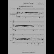 Phantom Thread Phantom Thread Ii Sheet Music