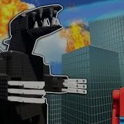 Lego Godzilla Attacks New Lego City Brick Rigs Roleplay Gameplay New