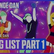 Just Dance Redoo Songlist Part 1 Fanmade