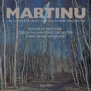 Bohuslav Martinu Philharmonic Orchestra Concerto For Violin Orchestra Ii Andante