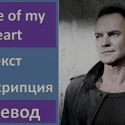 Перевод Песни Стинга Shape Of My Heart
