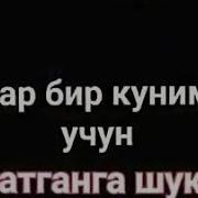 Хар Бир Куним Учун Яратганга Шукур