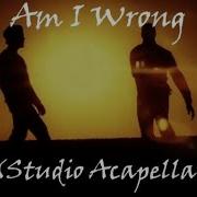 Am I Wrong Official Acapella