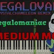 Learn Megalovania Chrystalchameleon Remix Glitchtale Megalomaniac Medium Mode