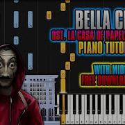 La Casa De Papel Bella Ciao Synthesia Piano Tutorial Free Sheet Music Midi