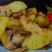 Запекаем Картошку С Грибами И Сыром