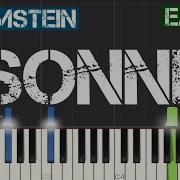 Rammstein Sonne Piano Tutorial