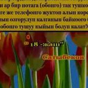 Гулжигит Сатыбеков 18 Жаш Караоке