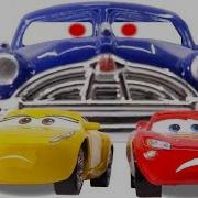 Pixar Cars 3 Louise Barnstormer Nash Custom From Doc Hudson With Lightning Mcqueen And The King