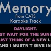 Memory From Cats Karaoke