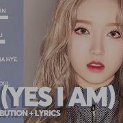 Loona Oh Yes I Am Line Distribution