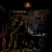 Скример Golden Freddy Fnaf 1