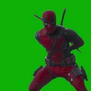 Deadpool Танец На Зеленом Фоне