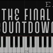 The Final Countdown Europe Piano Tutorial Synthesia