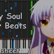 Angel Beats My Soul Your Beats Piano Midi