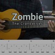 Zombie The Cranberries Fingerstyle Guitar With Tabs
