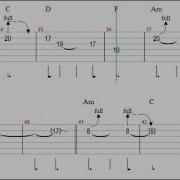 Animals House Of The Rising Sun Guitar Solo Tab Backingtrack