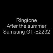 Samsung Ringtone After The Summer