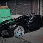 Bugatti La Voiture Noire Driving Outside The Geneva Motor Show